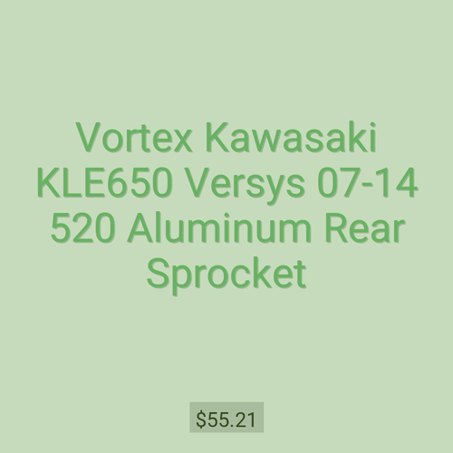 Vortex Kawasaki KLE650 Versys 07-14 520 Aluminum Rear Sprocket