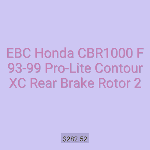 EBC Honda CBR1000 F 93-99 Pro-Lite Contour XC Rear Brake Rotor 2