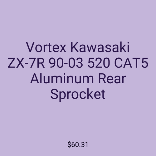 Vortex Kawasaki ZX-7R 90-03 520 CAT5 Aluminum Rear Sprocket