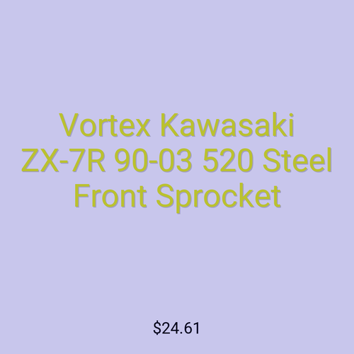 Vortex Kawasaki ZX-7R 90-03 520 Steel Front Sprocket