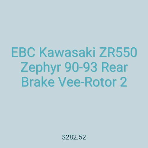 EBC Kawasaki ZR550 Zephyr 90-93 Rear Brake Vee-Rotor 2