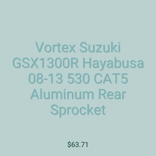 Vortex Suzuki GSX1300R Hayabusa 08-13 530 CAT5 Aluminum Rear Sprocket