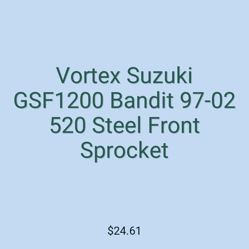Vortex Suzuki GSF1200 Bandit 97-02 520 Steel Front Sprocket