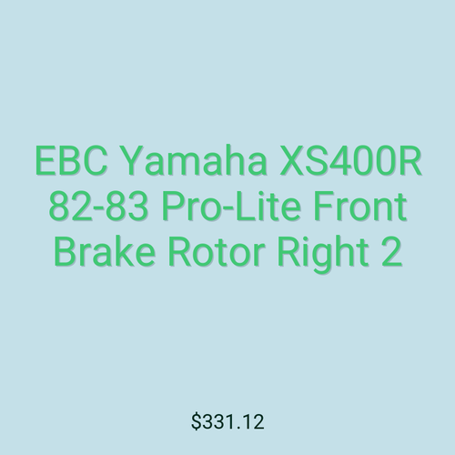 EBC Yamaha XS400R 82-83 Pro-Lite Front Brake Rotor Right 2