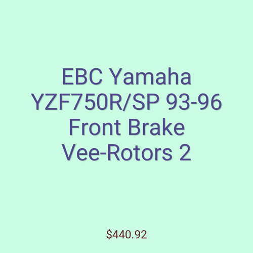 EBC Yamaha YZF750R/SP 93-96 Front Brake Vee-Rotors 2