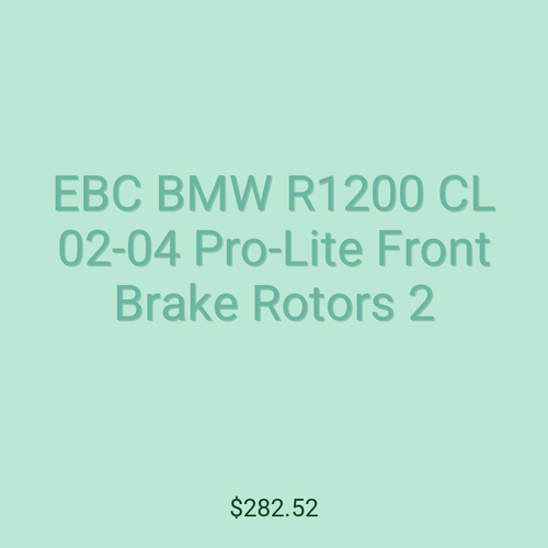 EBC BMW R1200 CL 02-04 Pro-Lite Front Brake Rotors 2