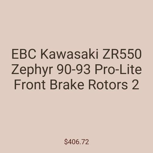 EBC Kawasaki ZR550 Zephyr 90-93 Pro-Lite Front Brake Rotors 2