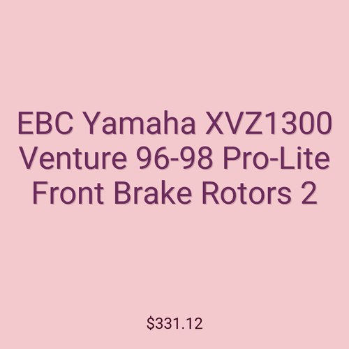 EBC Yamaha XVZ1300 Venture 96-98 Pro-Lite Front Brake Rotors 2