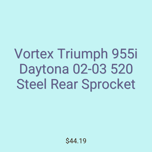 Vortex Triumph 955i Daytona 02-03 520 Steel Rear Sprocket