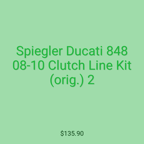 Spiegler Ducati 848 08-10 Clutch Line Kit (orig.) 2