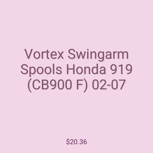 Vortex Swingarm Spools Honda 919 (CB900 F) 02-07