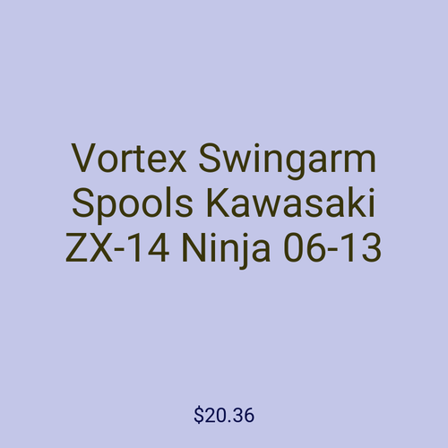 Vortex Swingarm Spools Kawasaki ZX-14 Ninja 06-13