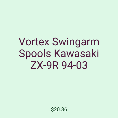Vortex Swingarm Spools Kawasaki ZX-9R 94-03