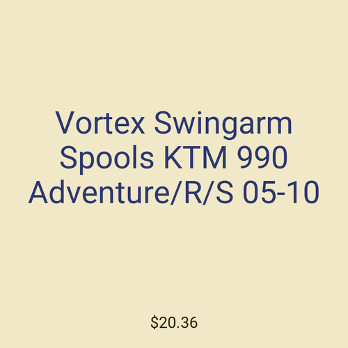 Vortex Swingarm Spools KTM 990 Adventure/R/S 05-10