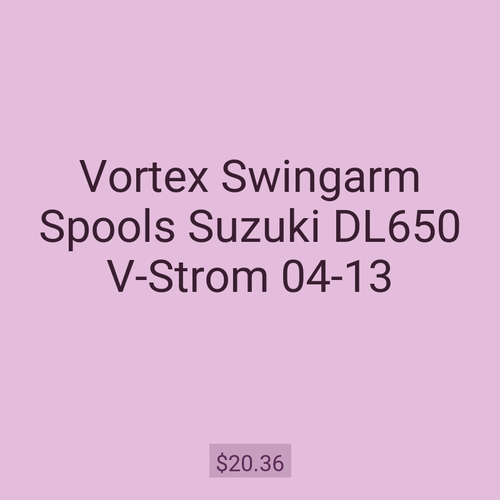 Vortex Swingarm Spools Suzuki DL650 V-Strom 04-13
