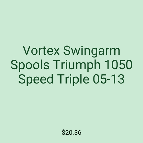Vortex Swingarm Spools Triumph 1050 Speed Triple 05-13