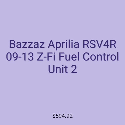 Bazzaz Aprilia RSV4R 09-13 Z-Fi Fuel Control Unit 2
