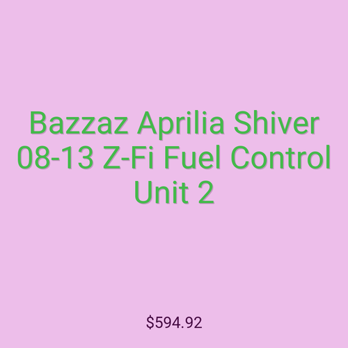 Bazzaz Aprilia Shiver 08-13 Z-Fi Fuel Control Unit 2