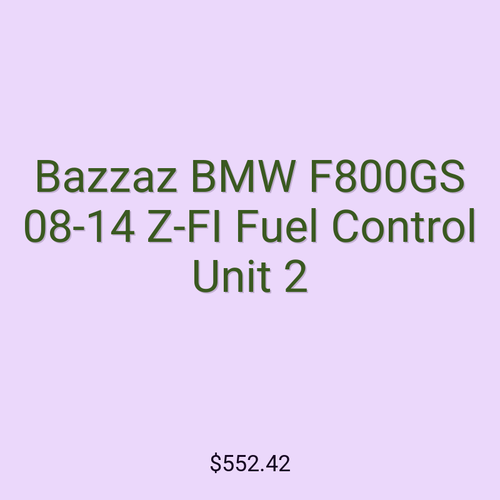 Bazzaz BMW F800GS 08-14 Z-FI Fuel Control Unit 2