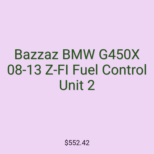 Bazzaz BMW G450X 08-13 Z-FI Fuel Control Unit 2