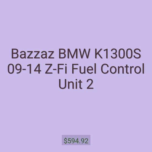 Bazzaz BMW K1300S 09-14 Z-Fi Fuel Control Unit 2