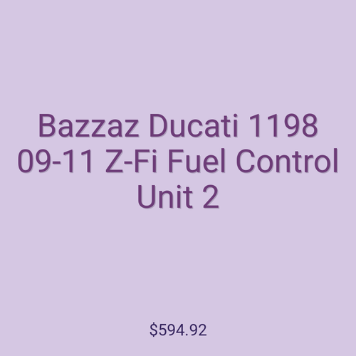 Bazzaz Ducati 1198 09-11 Z-Fi Fuel Control Unit 2