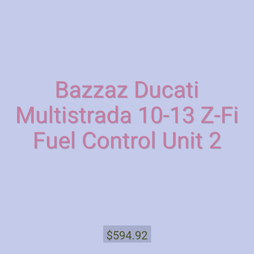 Bazzaz Ducati Multistrada 10-13 Z-Fi Fuel Control Unit 2