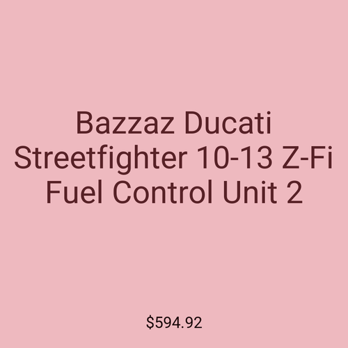Bazzaz Ducati Streetfighter 10-13 Z-Fi Fuel Control Unit 2