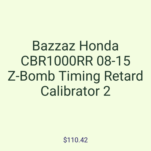 Bazzaz Honda CBR1000RR 08-15 Z-Bomb Timing Retard Calibrator 2