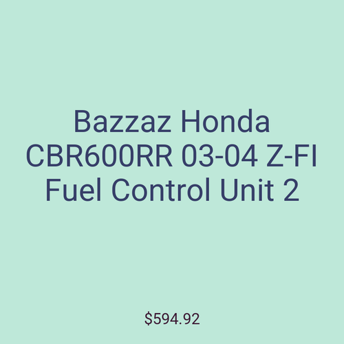 Bazzaz Honda CBR600RR 03-04 Z-FI Fuel Control Unit 2