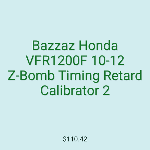 Bazzaz Honda VFR1200F 10-12 Z-Bomb Timing Retard Calibrator 2