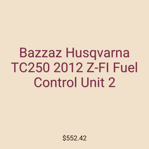 Bazzaz Husqvarna TC250 2012 Z-FI Fuel Control Unit 2