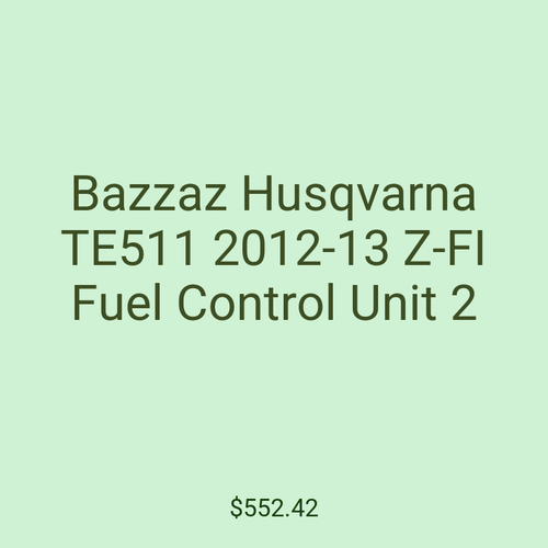 Bazzaz Husqvarna TE511 2012-13 Z-FI Fuel Control Unit 2