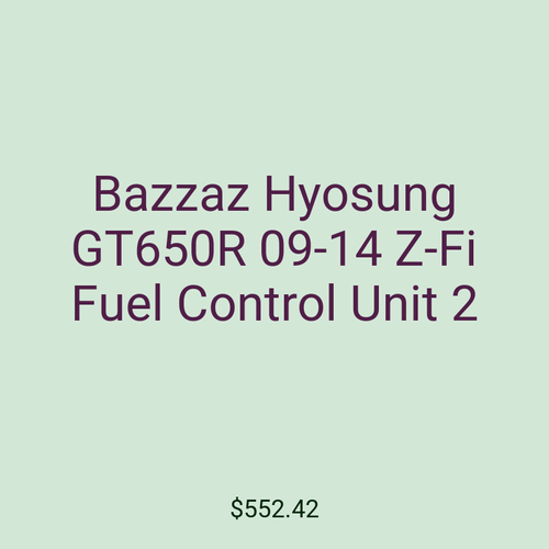 Bazzaz Hyosung GT650R 09-14 Z-Fi Fuel Control Unit 2