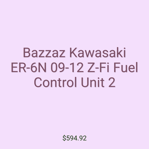 Bazzaz Kawasaki ER-6N 09-12 Z-Fi Fuel Control Unit 2