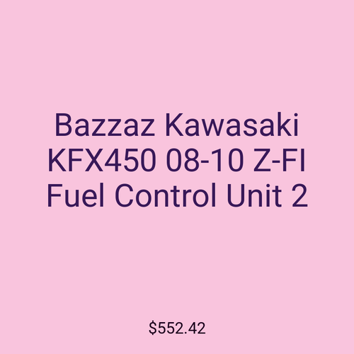 Bazzaz Kawasaki KFX450 08-10 Z-FI Fuel Control Unit 2