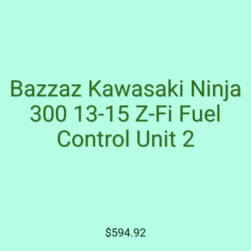 Bazzaz Kawasaki Ninja 300 13-15 Z-Fi Fuel Control Unit 2