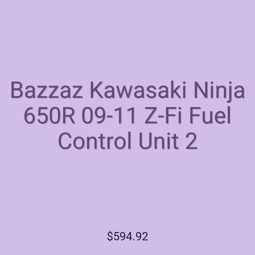 Bazzaz Kawasaki Ninja 650R 09-11 Z-Fi Fuel Control Unit 2
