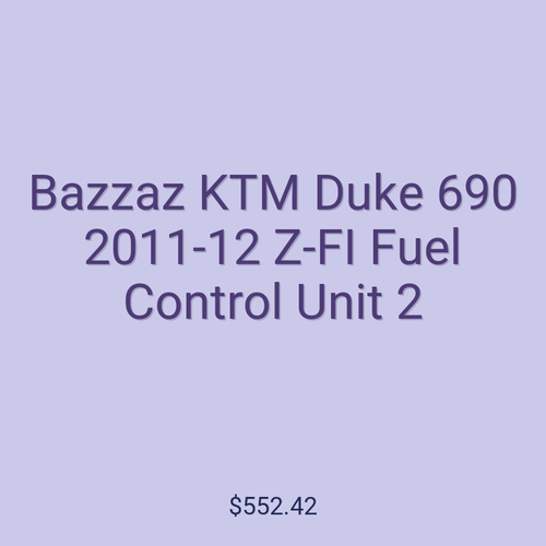 Bazzaz KTM Duke 690 2011-12 Z-FI Fuel Control Unit 2