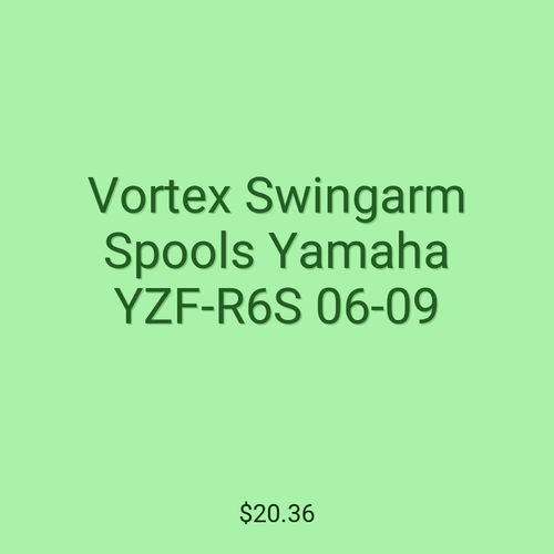 Vortex Swingarm Spools Yamaha YZF-R6S 06-09
