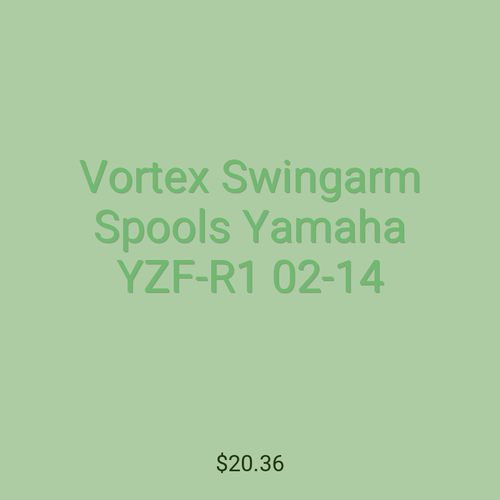 Vortex Swingarm Spools Yamaha YZF-R1 02-14