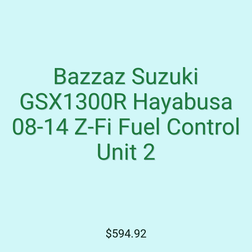 Bazzaz Suzuki GSX1300R Hayabusa 08-14 Z-Fi Fuel Control Unit 2