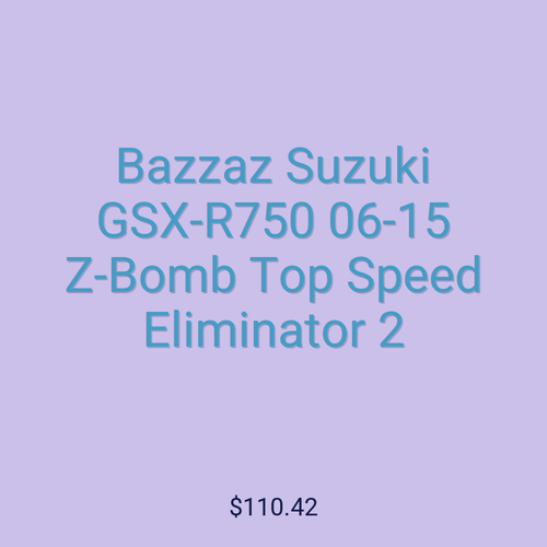 Bazzaz Suzuki GSX-R750 06-15 Z-Bomb Top Speed Eliminator 2