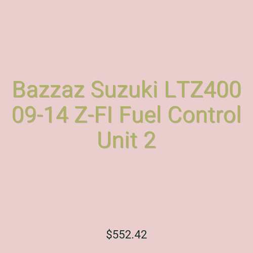 Bazzaz Suzuki LTZ400 09-14 Z-FI Fuel Control Unit 2