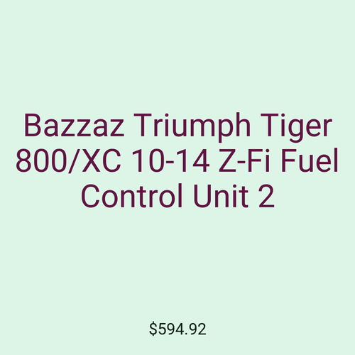 Bazzaz Triumph Tiger 800/XC 10-14 Z-Fi Fuel Control Unit 2