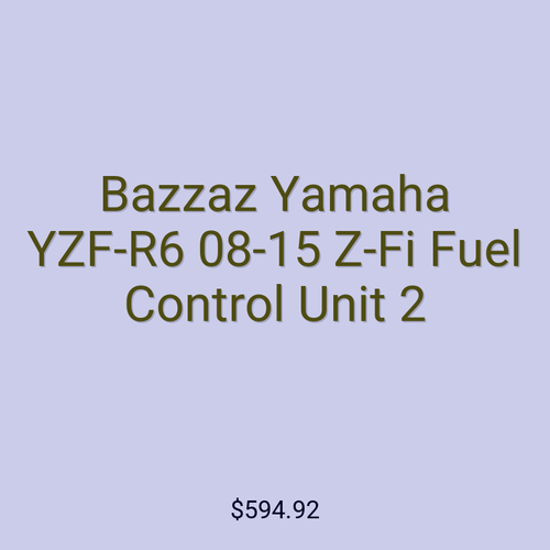 Bazzaz Yamaha YZF-R6 08-15 Z-Fi Fuel Control Unit 2
