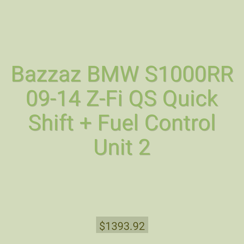 Bazzaz BMW S1000RR 09-14 Z-Fi QS Quick Shift + Fuel Control Unit 2
