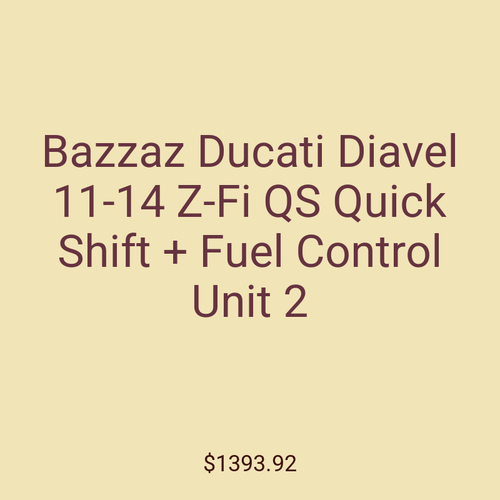 Bazzaz Ducati Diavel 11-14 Z-Fi QS Quick Shift + Fuel Control Unit 2