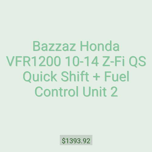 Bazzaz Honda VFR1200 10-14 Z-Fi QS Quick Shift + Fuel Control Unit 2