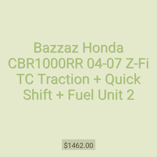 Bazzaz Honda CBR1000RR 04-07 Z-Fi TC Traction + Quick Shift + Fuel Unit 2